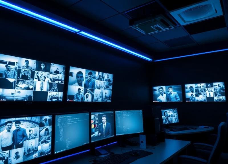 Security operations control room