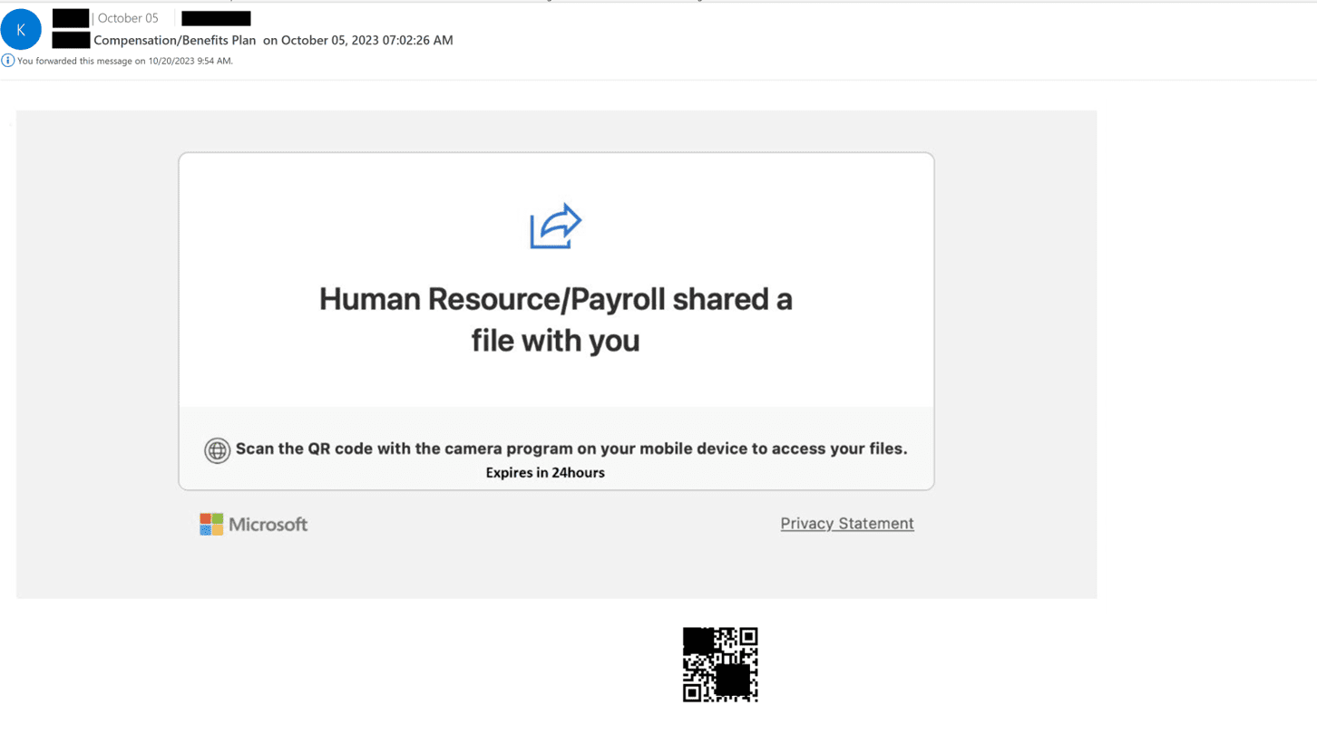 The Rise Of Malicious Qr Codes In Phishing Emails The Rise Of Malicious Qr Codes In Phishing Emails