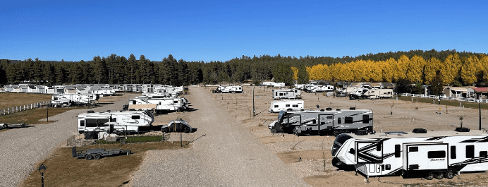 RV Resort Pole Spacing