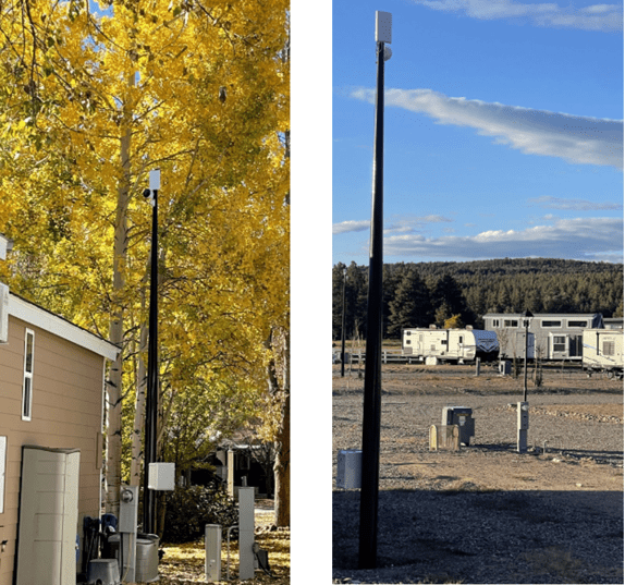 RV Resort Poles